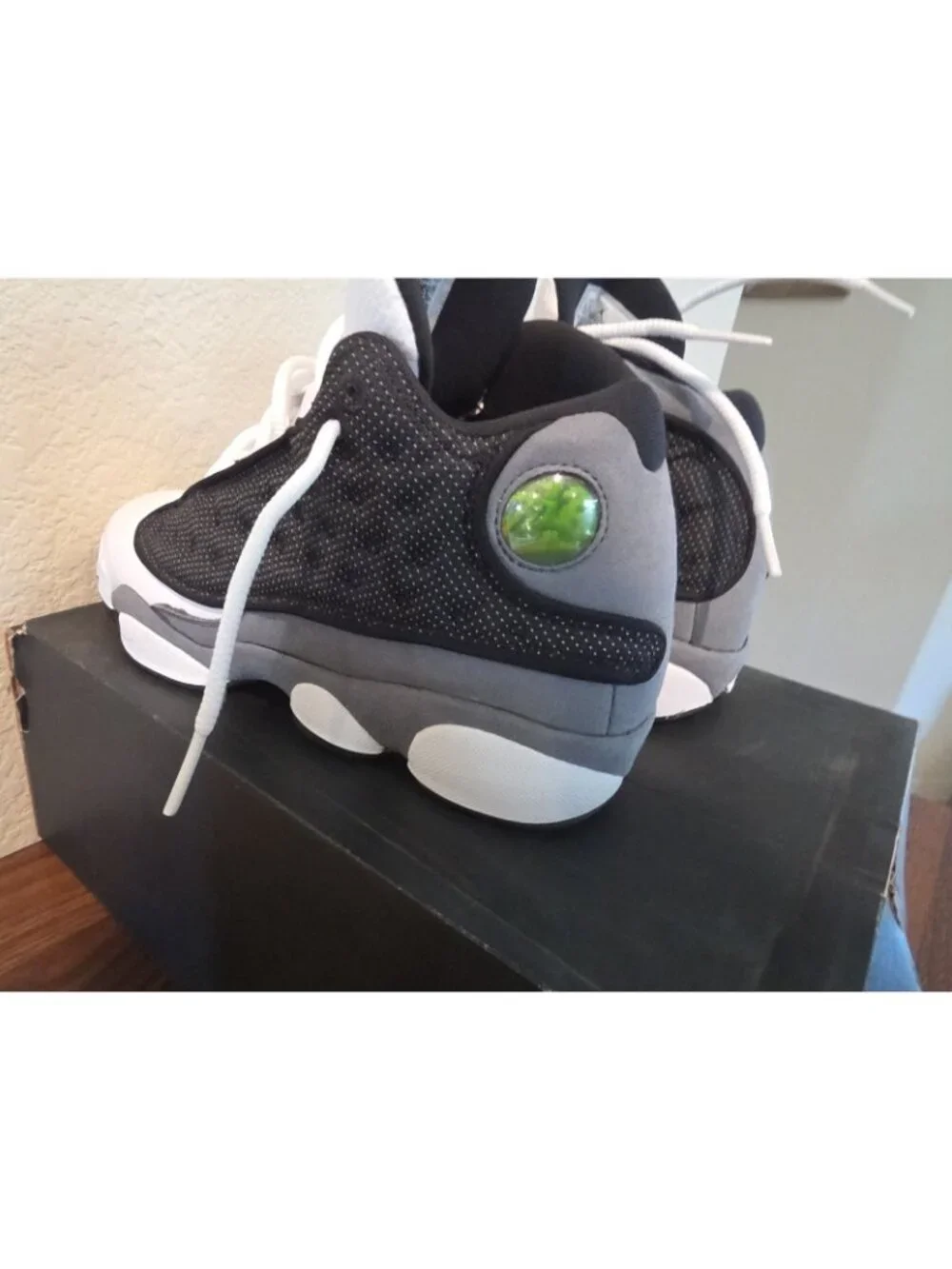 Nike Air Jordan 13 Retro GS He Got Game Black White Red 884129-060 Size 6.5Y